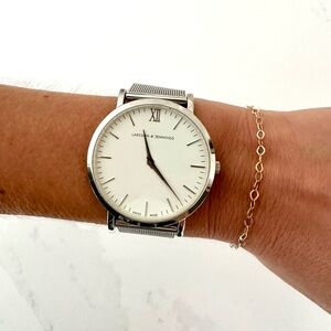 LARSSON & JENNINGS LUGANO 40MM WATCH - SILVER